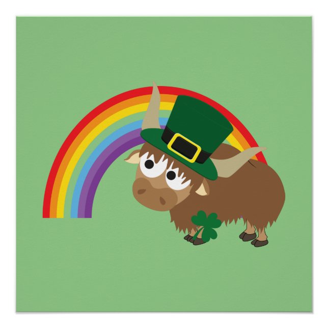 Póster Leprechaun Yak (Frente)