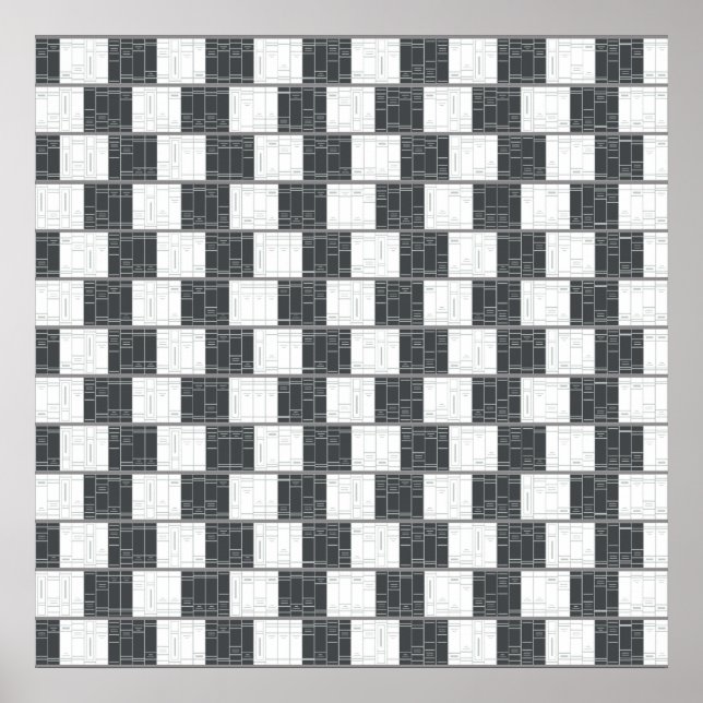 Póster Ler demais vai prejudicar sua visão... (Frente)