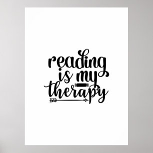 Poster Ler Leitura De Arte É Minha Terapia