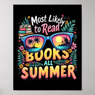 Poster Ler Livros Todo Verão Mais Provável De Professor E