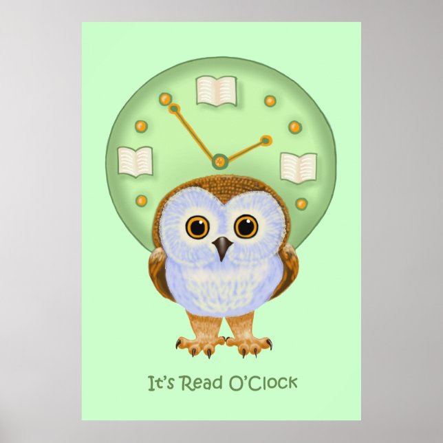 Póster Ler O'Clock (Frente)