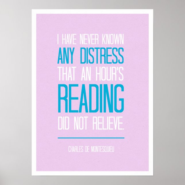 Póster Ler para o Alivio (Frente)