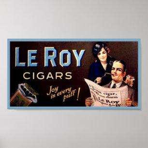 Poster Leroy Cigars