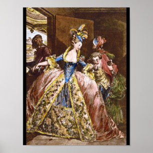 Póster Les Adieux", Jean Michel Moreau_Engravings