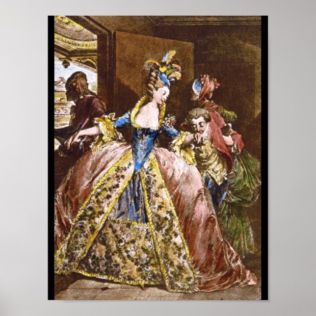 Póster Les Adieux", Jean Michel Moreau_Engravings (Frente)