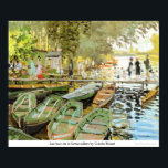 Póster Les bain de la Grenouillere por Claude Monet<br><div class="desc">Esta pintura intitulada "Les bain de la Grenouillere", de Claude Monet, é feita pelo famoso artista, Claude Monet. Sobre Claude Monet Claude Monet foi o fundador do estilo de pintura impressionista francês; Les bain de la Grenouillere, de Claude Monet, o praticante mais consistente e prolífico da filosofia do movimento de...</div>