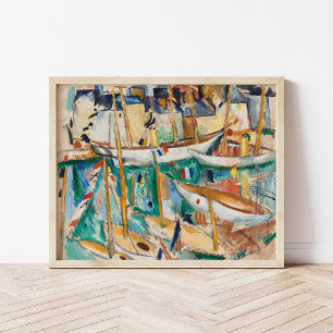 Poster Les Bateaux Raoul Dufy