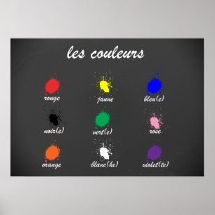 Póster Les Couleurs (As Cores)
