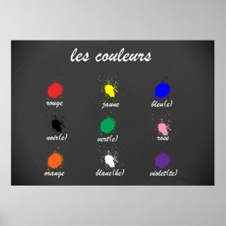Póster Les Couleurs (As Cores)