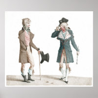 Les Incroyables - Caricatura Francesa - Vernet P
