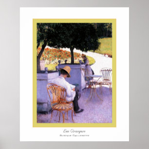 Póster Les Orangers~ Gustave Caillebotte