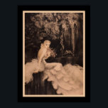 Poster "Les Orchidees et Dame aux Lis" (1 de 2) Art Deco<br><div class="desc">O nº 1 de um par de impressões de Art Deco,  cerca de 1934,  do talentoso Louis Icart intitulado "Les Orchidees et Dame aux Lis" #2 está listado separadamente. Disponível em outros tamanhos,  assim como na canvas.</div>
