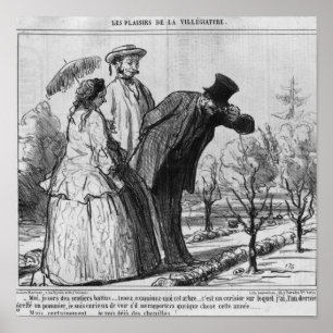 Póster Les Plaisirs de la Villegiature