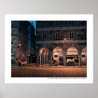 Poster Les rues du Serengeti - Ruas do Serengeti