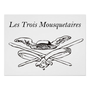 Póster Les Trois Mousquetaires - Os Três Mosqueteiros