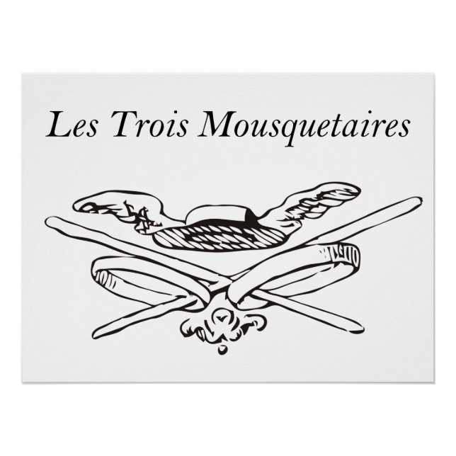 Póster Les Trois Mousquetaires - Os Três Mosqueteiros (Frente)