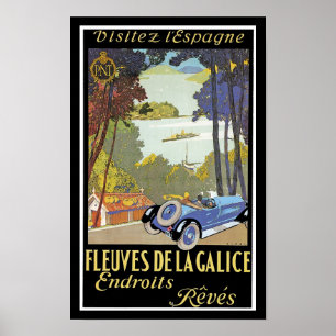 Póster l'Espagne de Visitez (espanha da visita)