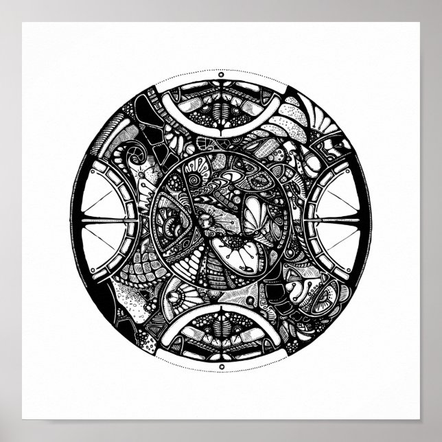 Poster Leste e Oeste (Frente)