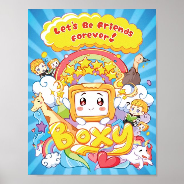Poster Let39;s Be Friends Forever Boxy (Frente)
