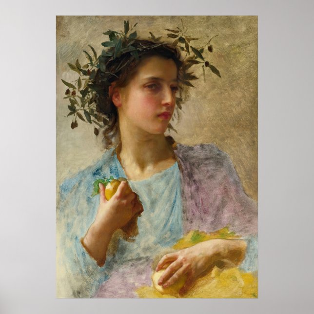 Poster l'ete (Summer) por William-Adolphe Bouguereau (Frente)
