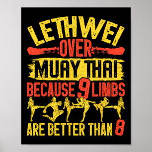 Poster Lethwei Instrutor Art De 9 Membros, Burmese Boxing