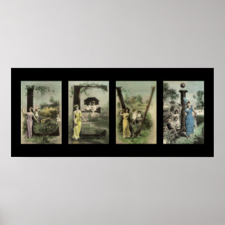 Póster Letra alfabética LEVI Art