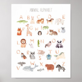Poster Letra aquosa com cãibras. Sala de enfermaria