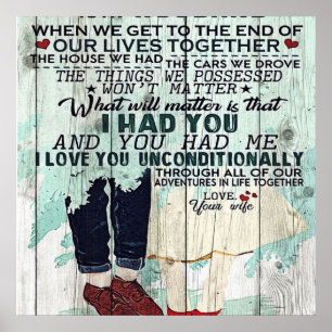 Poster Letra Coca-a-Marido Presente Design Legal
