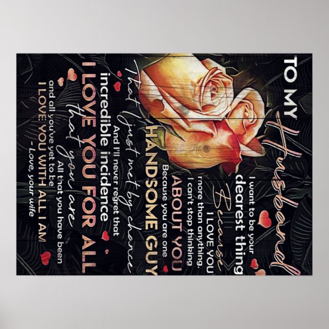 Poster Letra Coca para Marido | Desdecoração Familiar | (Frente)
