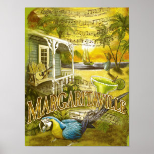 Poster letra de jimmy buffett