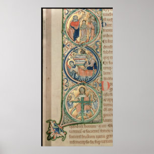 Póster Letra inicial "I" em princípio