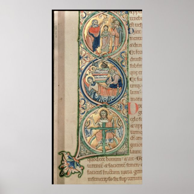 Póster Letra inicial "I" em princípio (Frente)