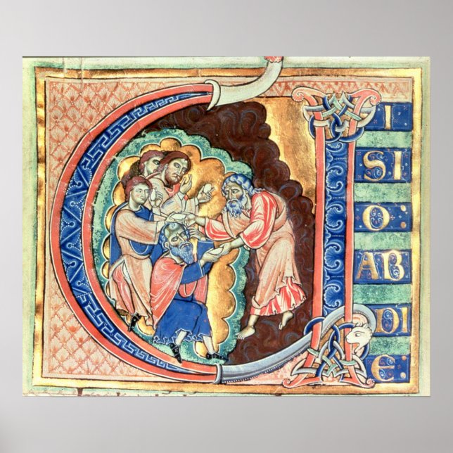 Póster Letra inicial 'V' Visio Abdie (Frente)