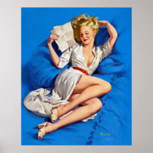 Poster Letra Love Pin Up