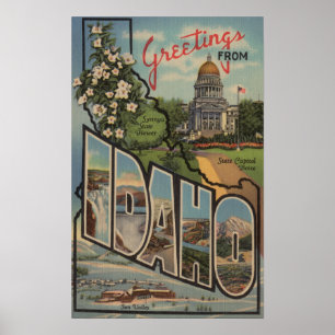 Póster Letra ScenesIdaho de IdahoLarge