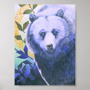 Póster Letras miudinhas do urso do Shaman