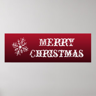 Póster Letreiro de Natal Parede Cartaz Decoração