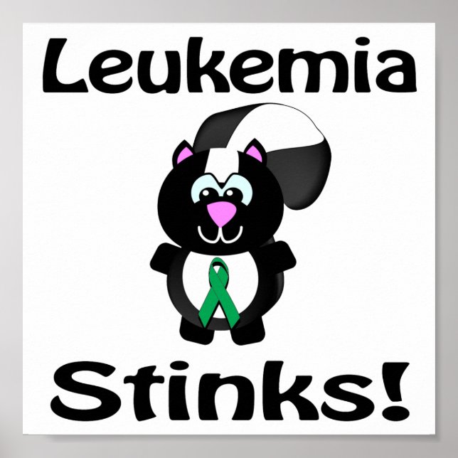 Póster Leucemia cheira a Design (Frente)