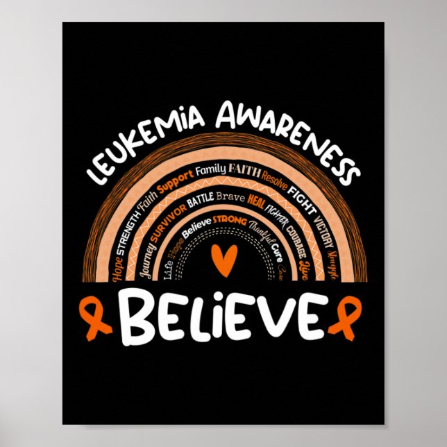 Poster Leucemia Sensibilização Mês Leucemia (Frente)