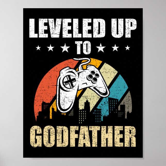 Poster Levado Para Jogos De Vídeo Do Goddad 3 (Frente)