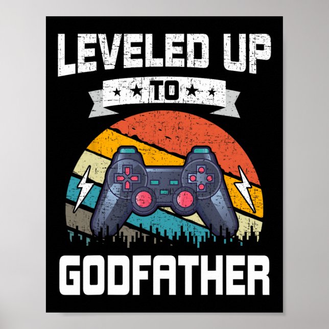 Poster Levado Para Jogos De Vídeo Do Goddad 4 (Frente)