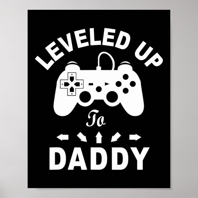 Poster Levado Para Pai De Jogo De Vídeo Pai (Frente)