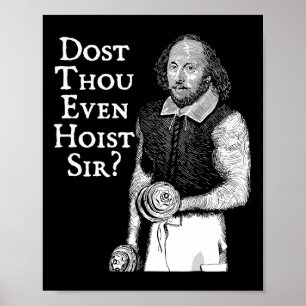 Poster Levanta Mesmo Senhor Engraçado Treino de Academia