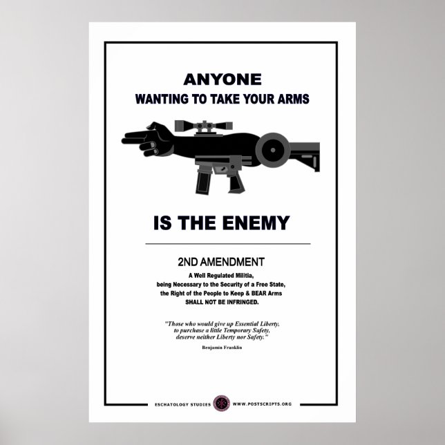 Poster Levantamento das armas - Alteração do segundo (Frente)