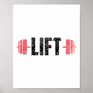 Poster Levantamento de peso Academia de musculação Treino