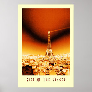 Póster Levantamento do dedo