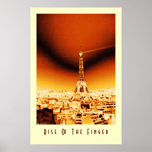 Póster Levantamento do dedo (Frente)