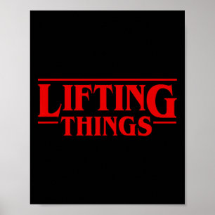 Poster Levantando Coisas Engraçadas, Corpo De Colchões De