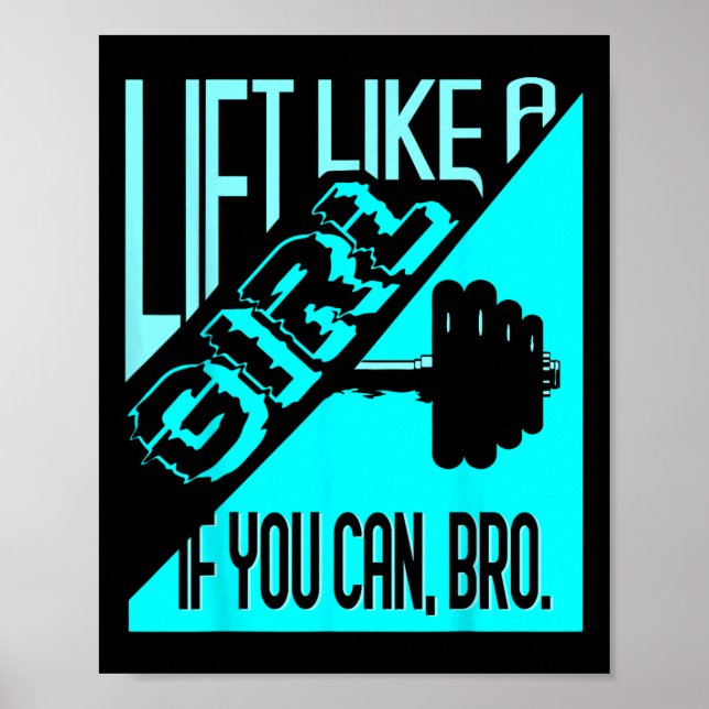 Poster Levante Como Uma Rapariga Se Puder Bater - Wei De  (Frente)