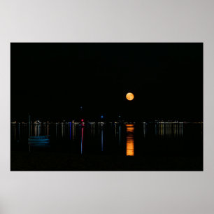 Poster Levante da lua